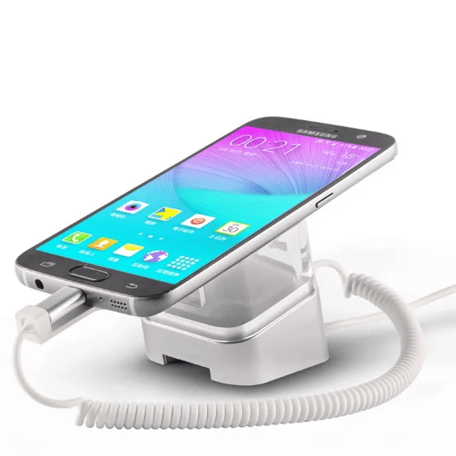 Anti-theft Mobile Phone Display Stand with Alarm and Charging Function