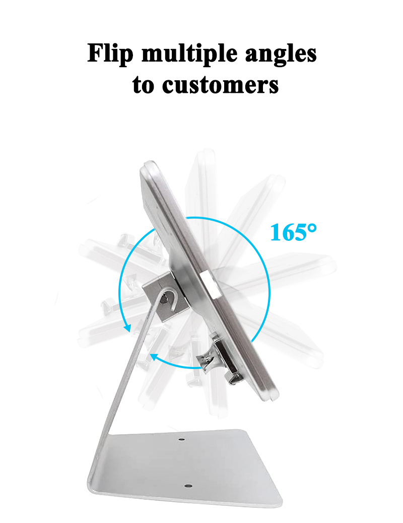 Anti-Theft iPad Kiosk Table Mount Stand