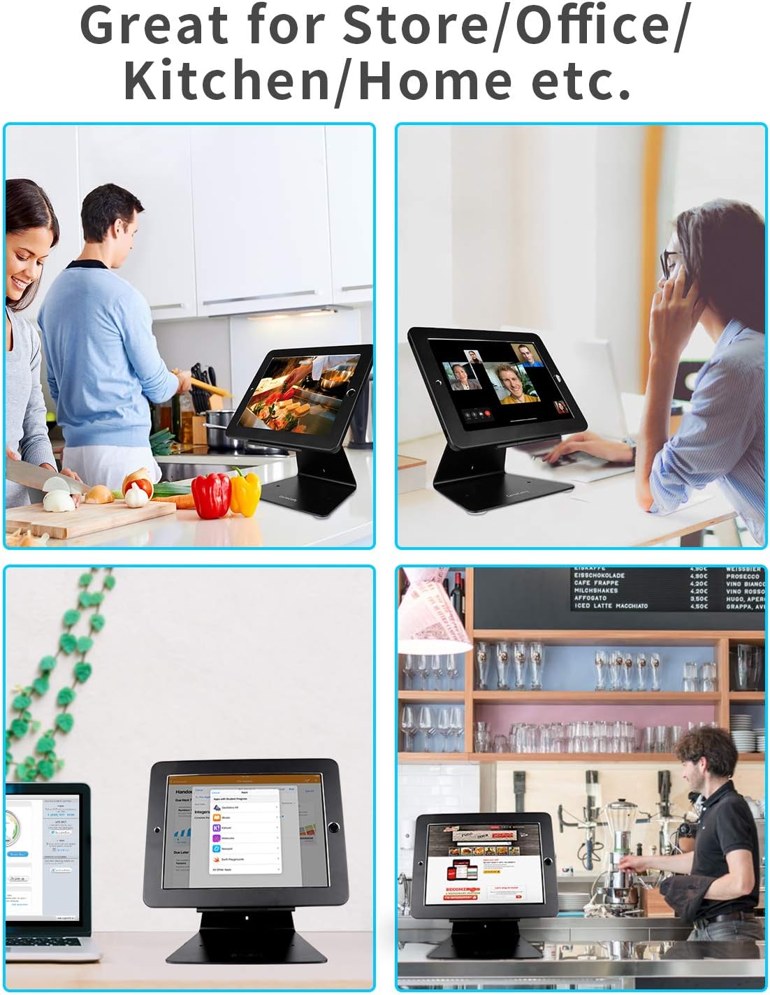 Anti-Theft iPad Kiosk Table Mount Stand Anti-Theft iPad Kiosk Table Mount Stand
