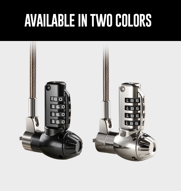 Universal Nano Slot Compatible 4 Digit Combination Security Cable Lock 