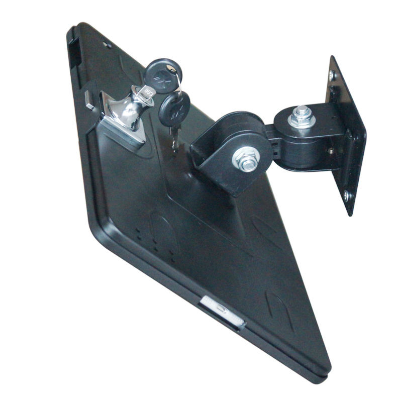 Aluminum Tablet Kiosk Display Wall Mount Holder with Lock and Keys
