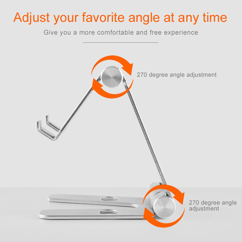 Aluminum Dual Foldable Phone and Tablet Stand