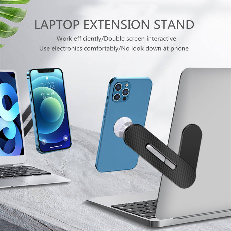 ABS Hot Sale Laptop or Desktop Monitor Side Mount Phone Holder