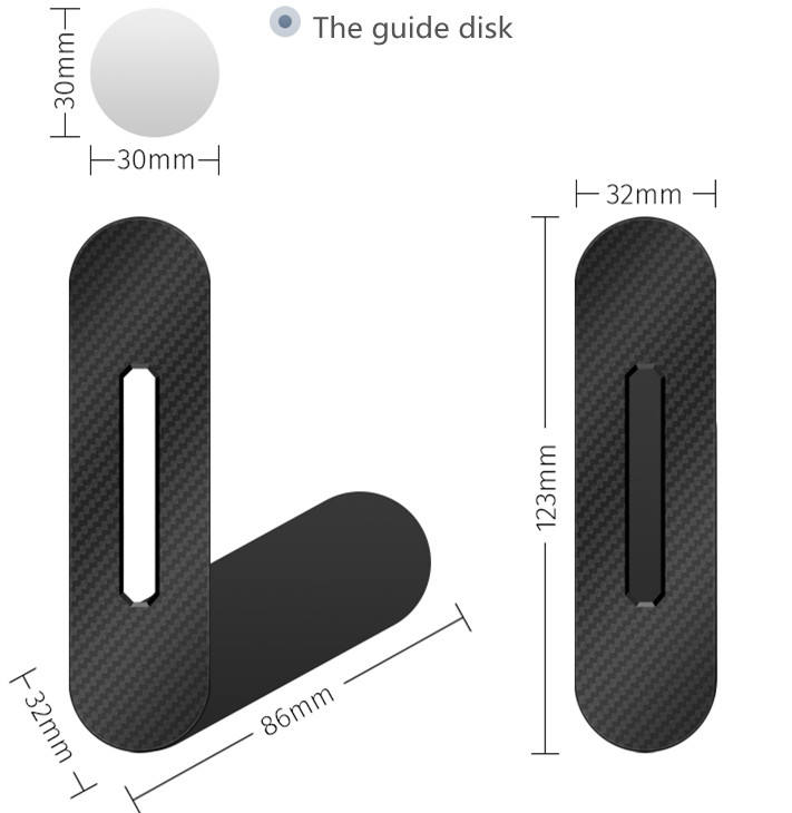 ABS Hot Sale Laptop or Desktop Monitor Side Mount Phone Holder