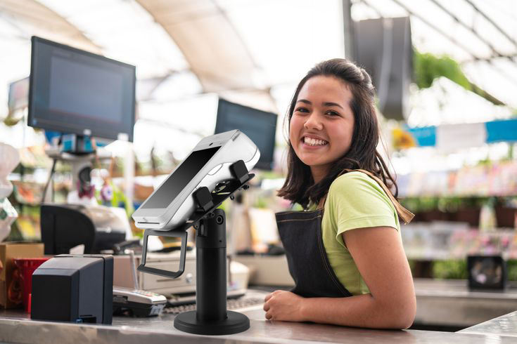 Hot Sale Universal Stand for Credit Card Terminals POS Systems Hot Sale Universal Stand for Credit Card Terminals POS Systems