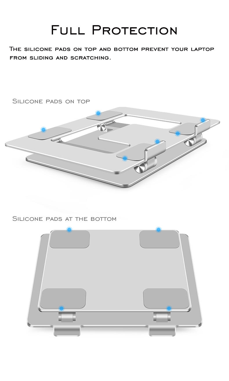Portable and Adjustable Laptop Stand, for Notebook up to 17 Inch