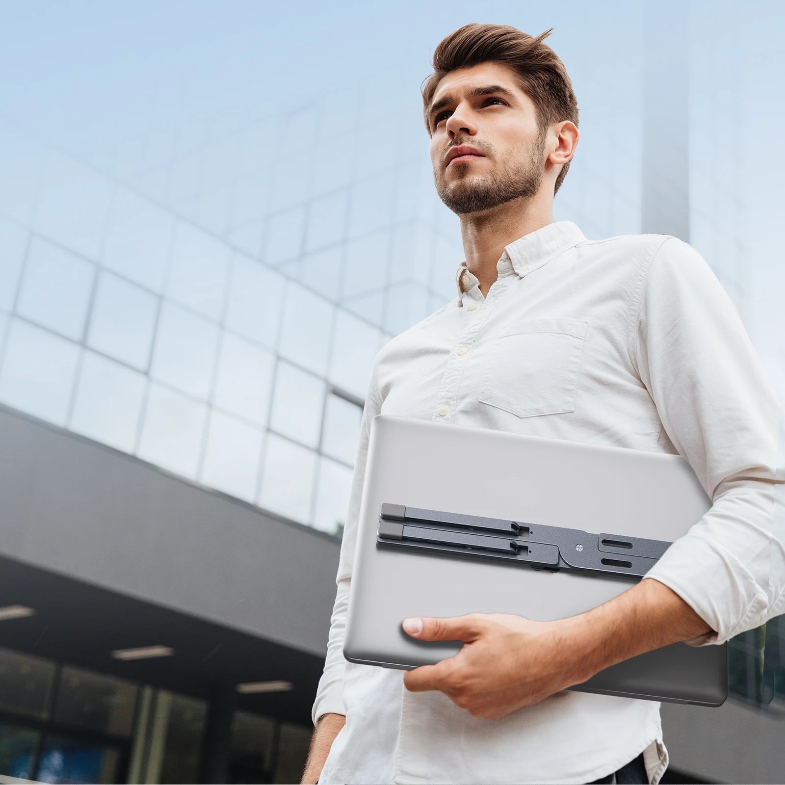 Aluminum Lightweight X Shape Laptop Stand