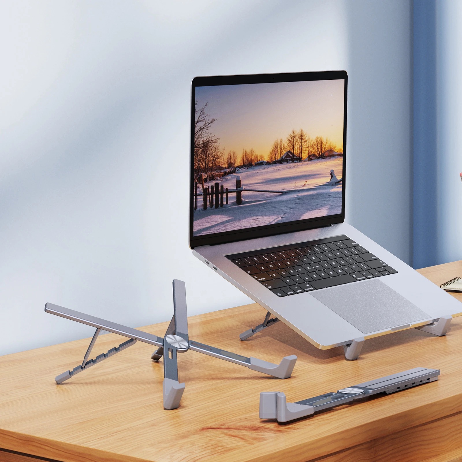 Aluminum Lightweight X Shape Laptop Stand