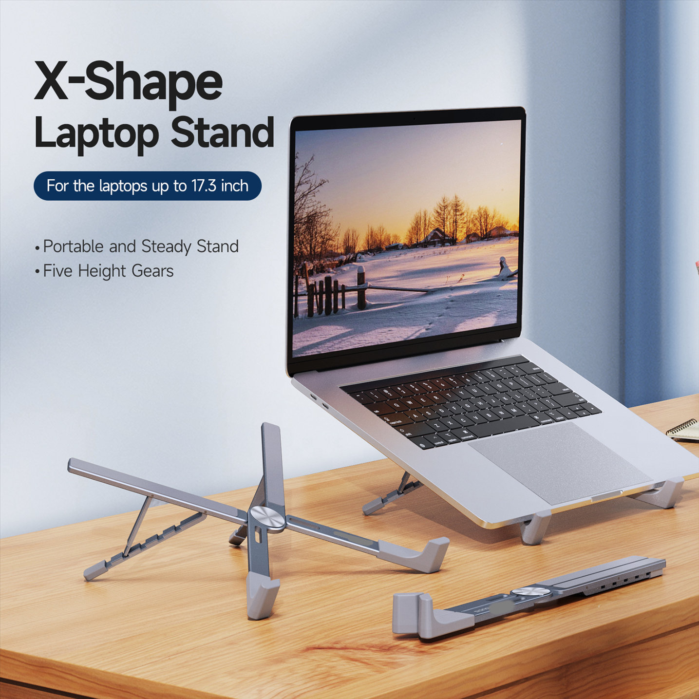 Aluminum Lightweight X Shape Laptop Stand Aluminum Lightweight X Shape Laptop Stand