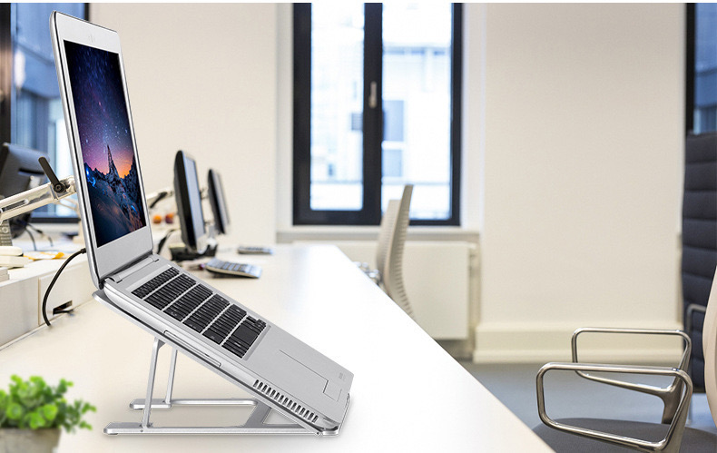 6-Level Height Adjustable Laptop Stand Riser