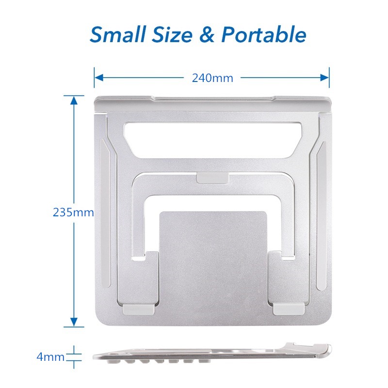6-Level Height Adjustable Laptop Stand Riser