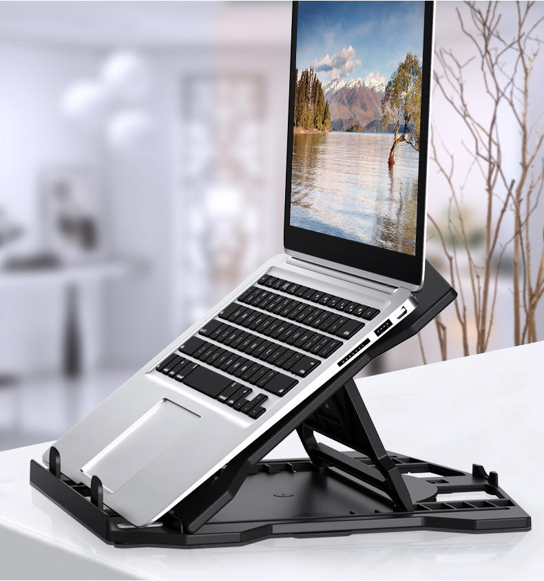 ABS 360 Degree Rotatable Laptop Stand With Phone Holder