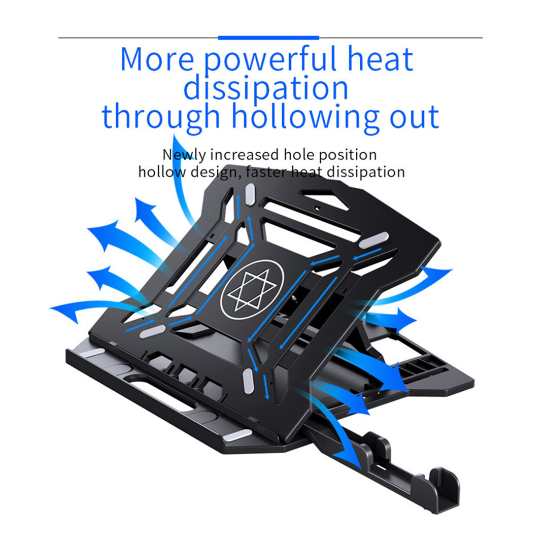 ABS 360 Degree Rotatable Laptop Stand With Phone Holder