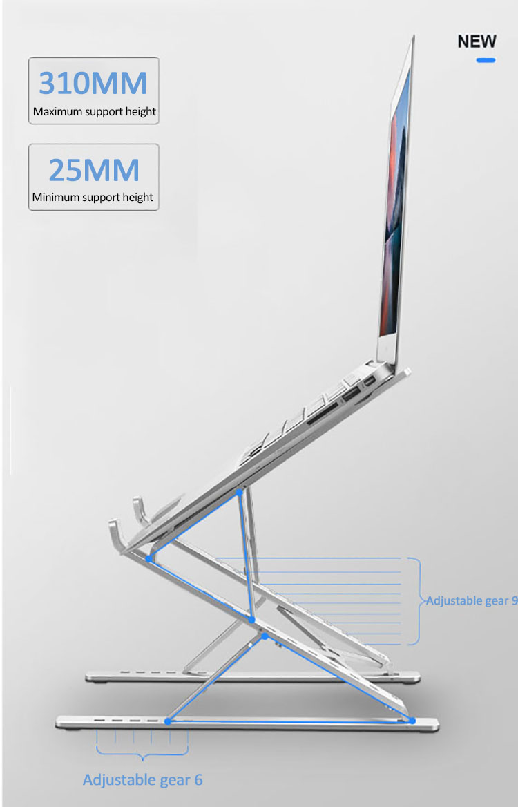 N8 Double Layer Laptop Stand For 10" - 17" Laptop Tablet