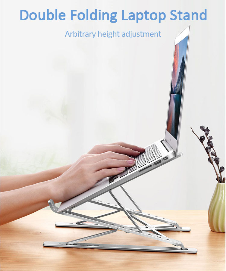N8 Double Layer Laptop Stand For 10" - 17" Laptop Tablet
