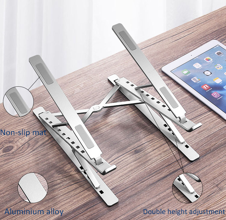 N8 Double Layer Laptop Stand For 10" - 17" Laptop Tablet