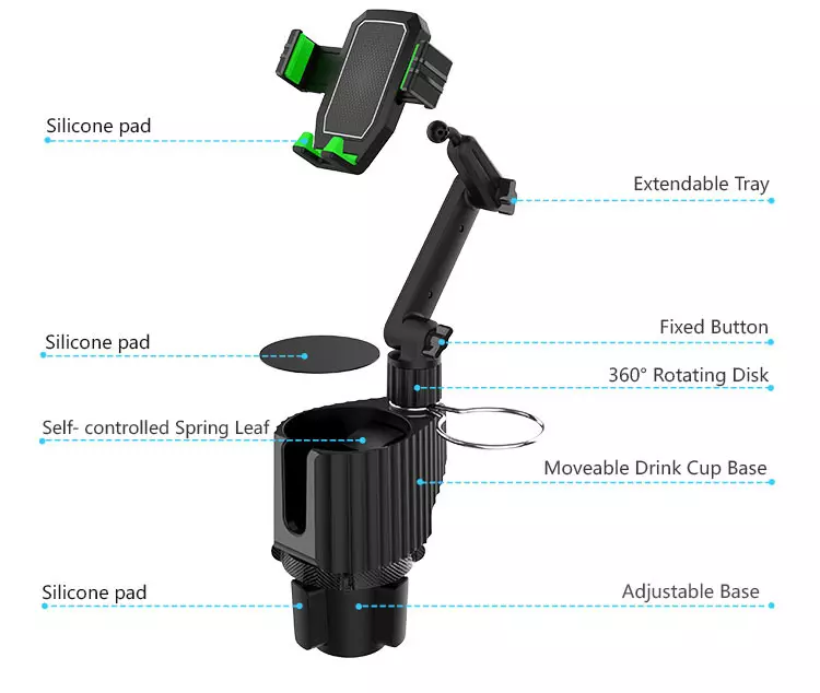  3-in-1 Car Cup Holder 