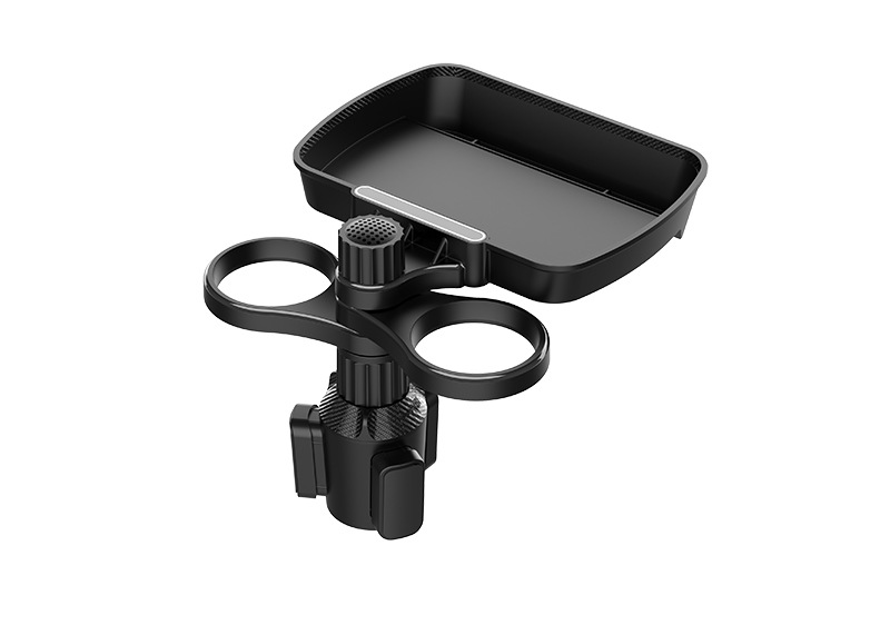 Cup Tray Holder With 2 Cup Holders and 1 Food Tray Cup Tray Holder With 2 Cup Holders and 1 Food Tray
