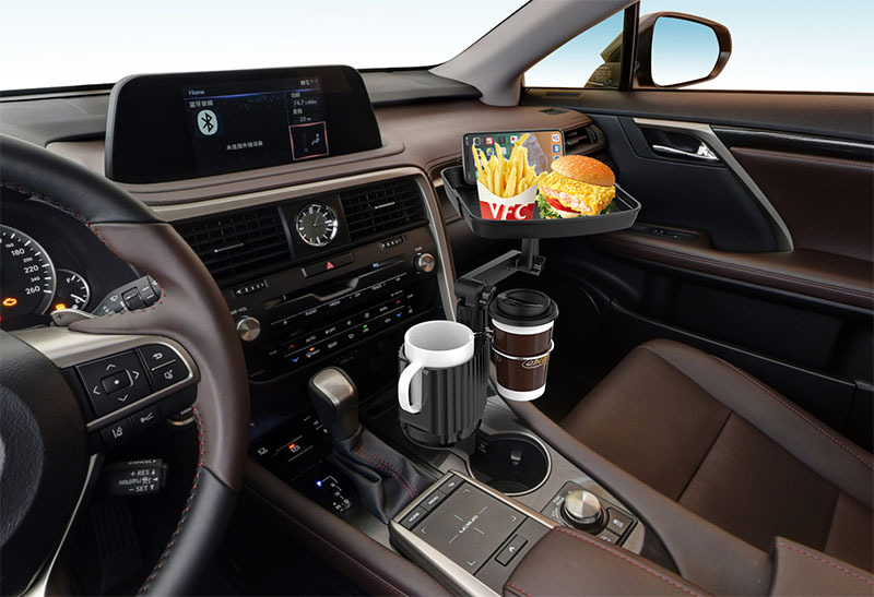 4-in-1 Multifunctional 360° Rotating Car Cup Holder Tray 4-in-1 Multifunctional 360° Rotating Car Cup Holder Tray