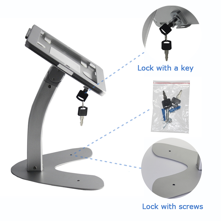 Wall Mount Anti-Theft Security Kiosk POS Stand Holder Enclosure Wall Mount Anti-Theft Security Kiosk POS Stand Holder Enclosure