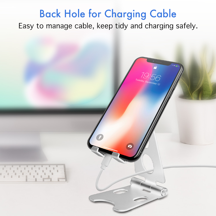Dual Folding Aluminum Cell Phone Stand