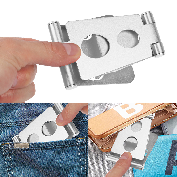 Dual Folding Aluminum Cell Phone Stand