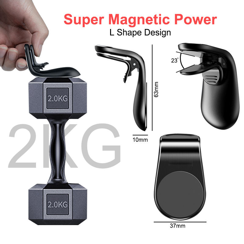 L Shape Best Seller Car Phone Stand For Air Vent