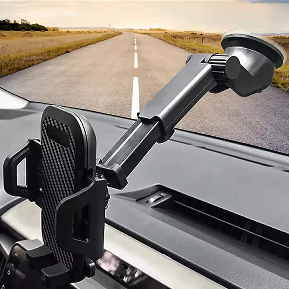 360 Degree Rotable and Retractable Long Arm Dashboard Car Mount