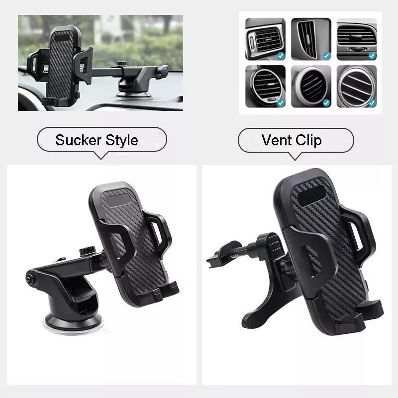 360 Degree Rotable and Retractable Long Arm Dashboard Car Mount