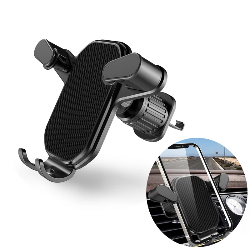 Hook Clip Air Vent Holder with 360 Degree Rotation