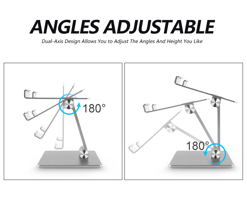 Foldable Aluminum Alloy Tablet Stand Ipad Mount Foldable Aluminum Alloy Tablet Stand Ipad Mount