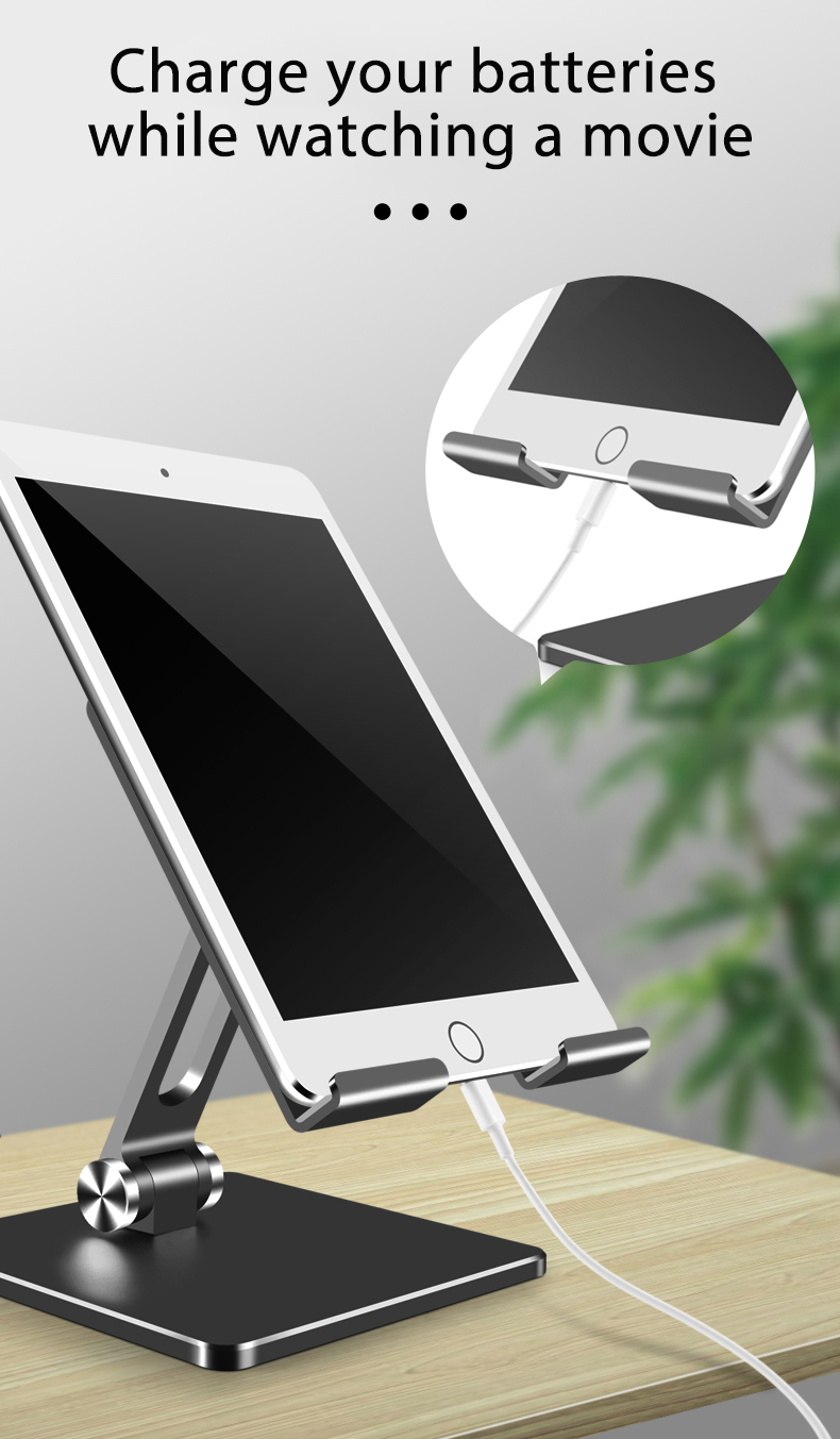 Foldable Aluminum Alloy Tablet Stand Ipad Mount Foldable Aluminum Alloy Tablet Stand Ipad Mount