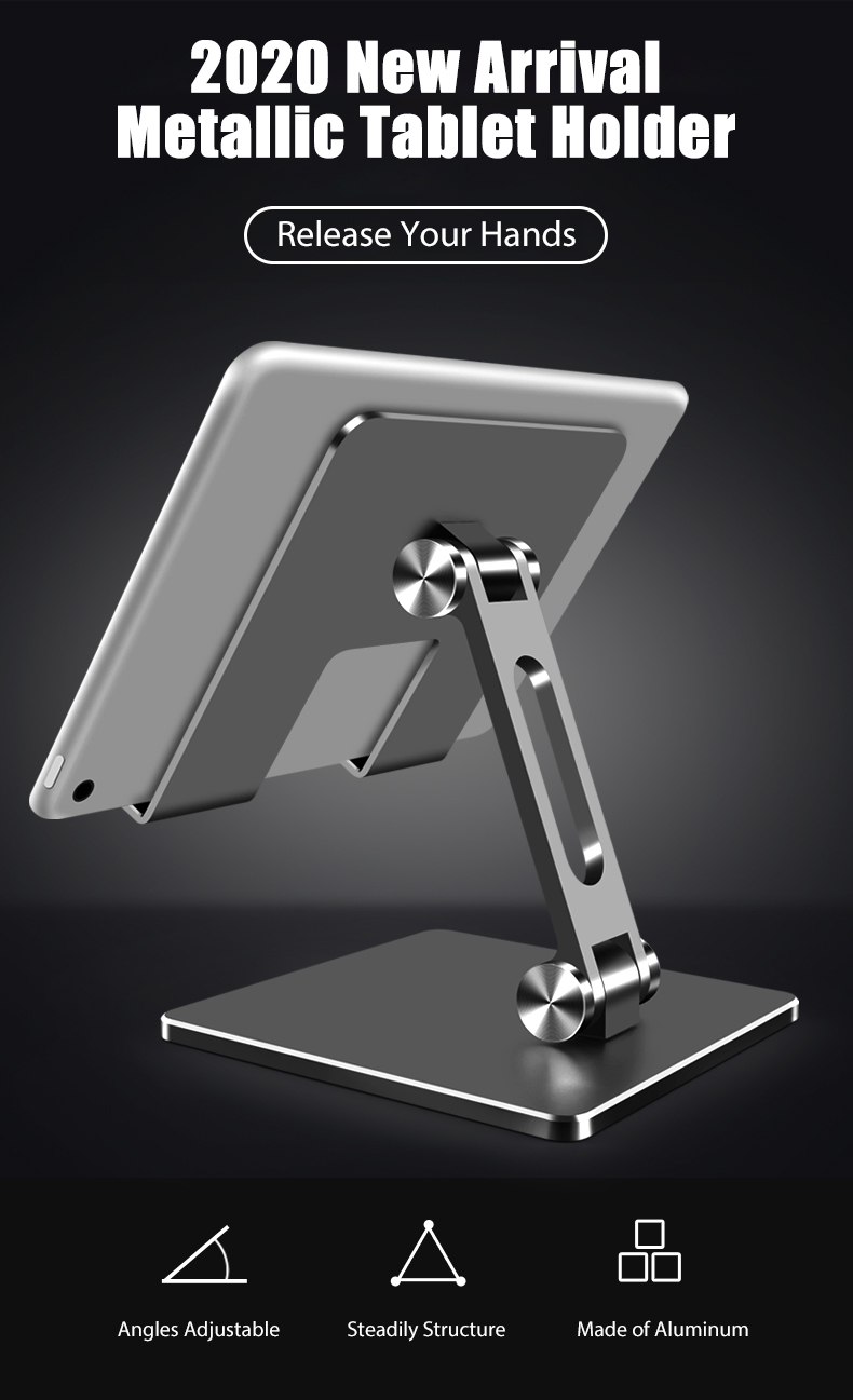 Foldable Aluminum Alloy Tablet Stand Ipad Mount Foldable Aluminum Alloy Tablet Stand Ipad Mount