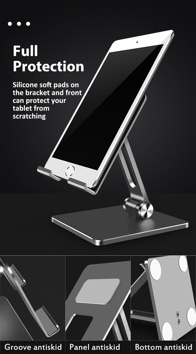 Foldable Aluminum Alloy Tablet Stand Ipad Mount Foldable Aluminum Alloy Tablet Stand Ipad Mount