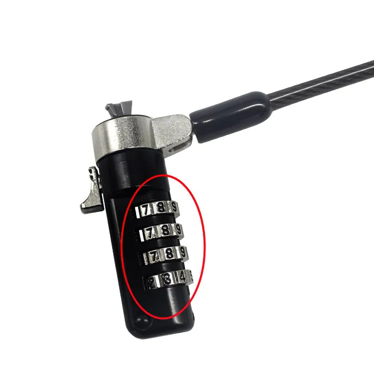 Noble Wedge Slot Nano K Slot Combination Laptop Cable Lock Kit For Acer Apple Asus or Dell Noble Wedge Slot Nano K Slot Combination Laptop Cable Lock Kit For Acer Apple Asus or Dell