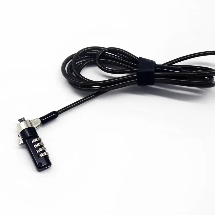 Noble Wedge Slot Nano K Slot Combination Laptop Cable Lock Kit For Acer Apple Asus or Dell