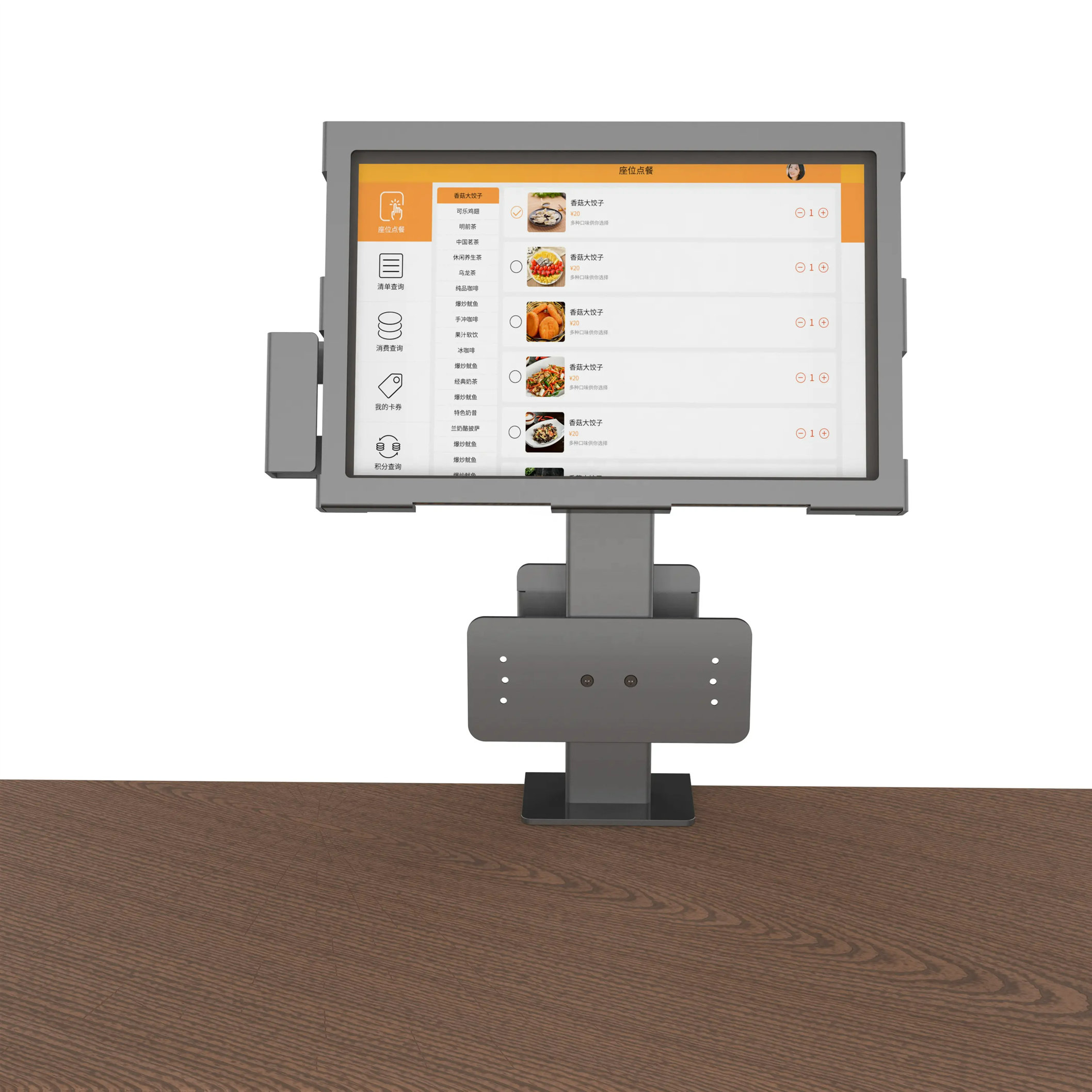 Desk Clamp Monitor Display Stand For 9.7-13inch Tablets
