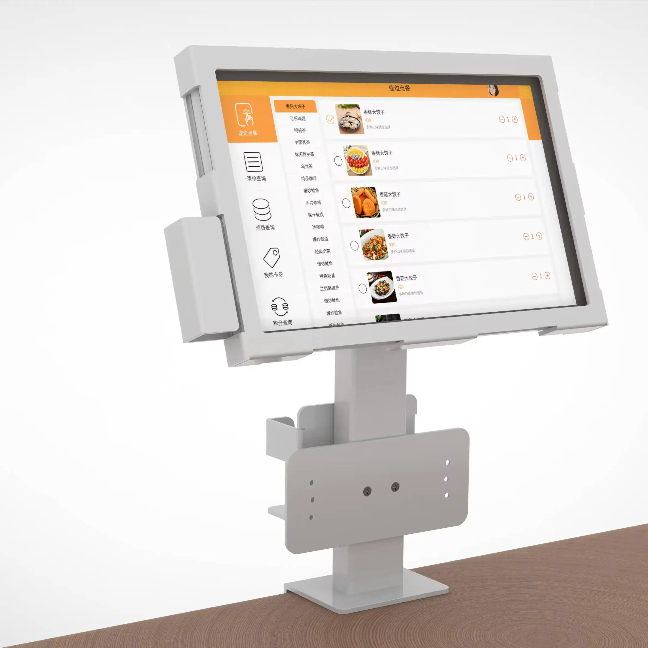 Desk Clamp Monitor Display Stand For 9.7-13inch Tablets
