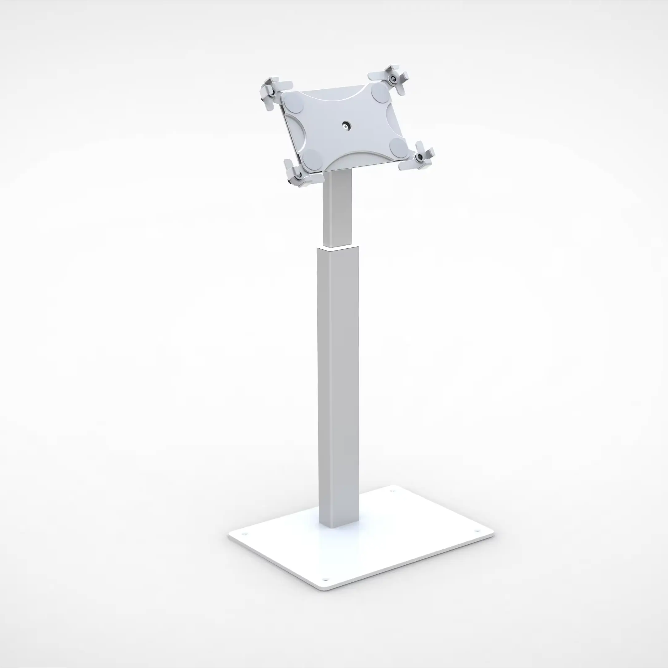 Heights Adjustable Aluminum Floor Tablet Stand for 10-13inches