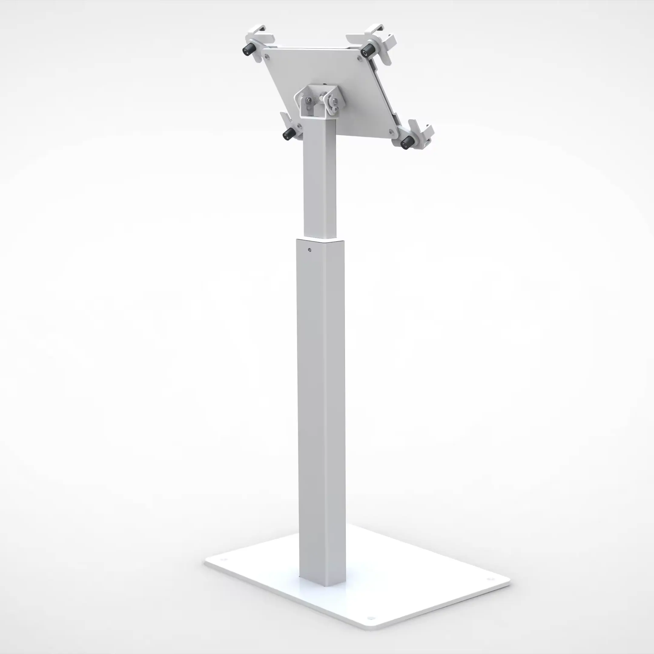 Heights Adjustable Aluminum Floor Tablet Stand for 10-13inches