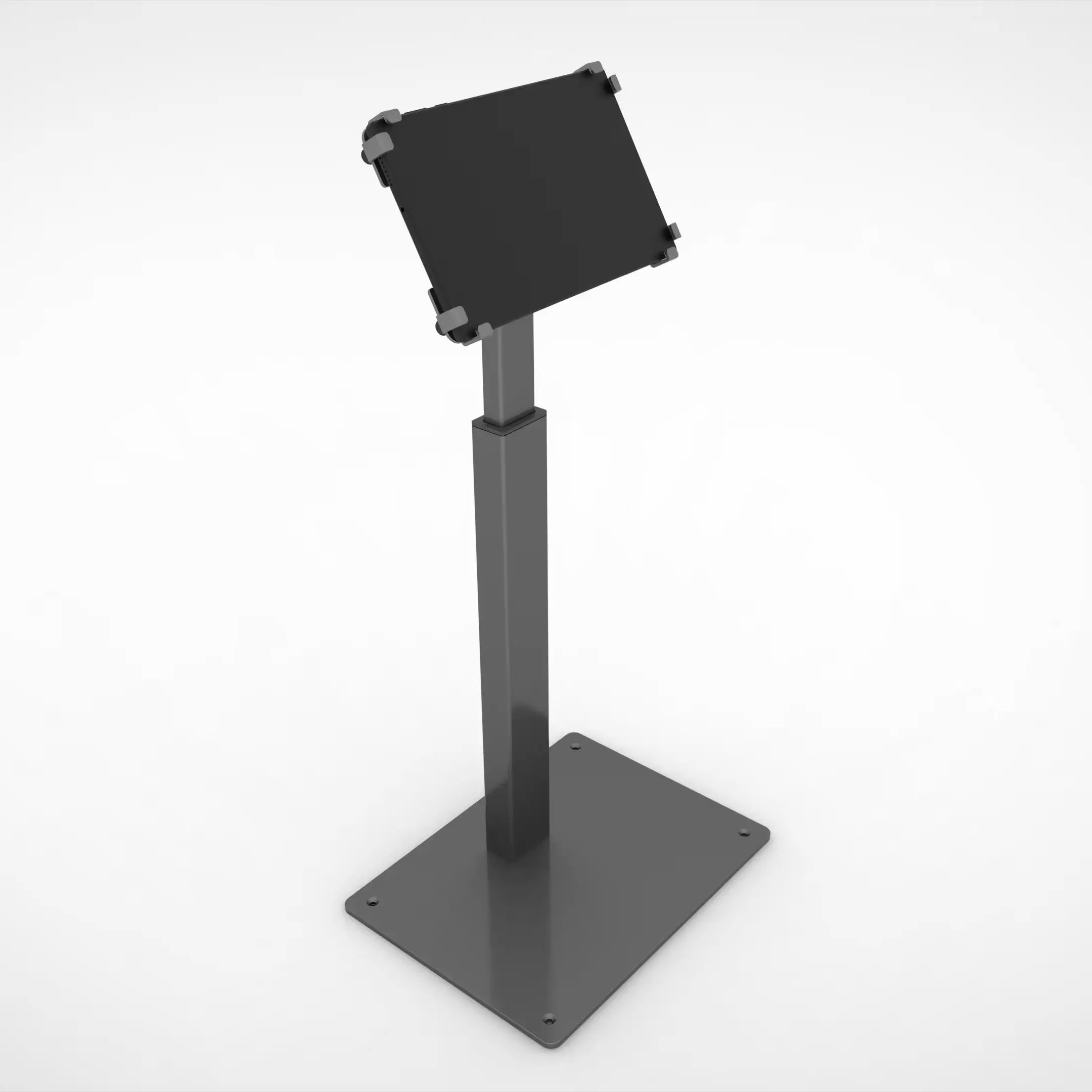 Heights Adjustable Aluminum Floor Tablet Stand for 10-13inches