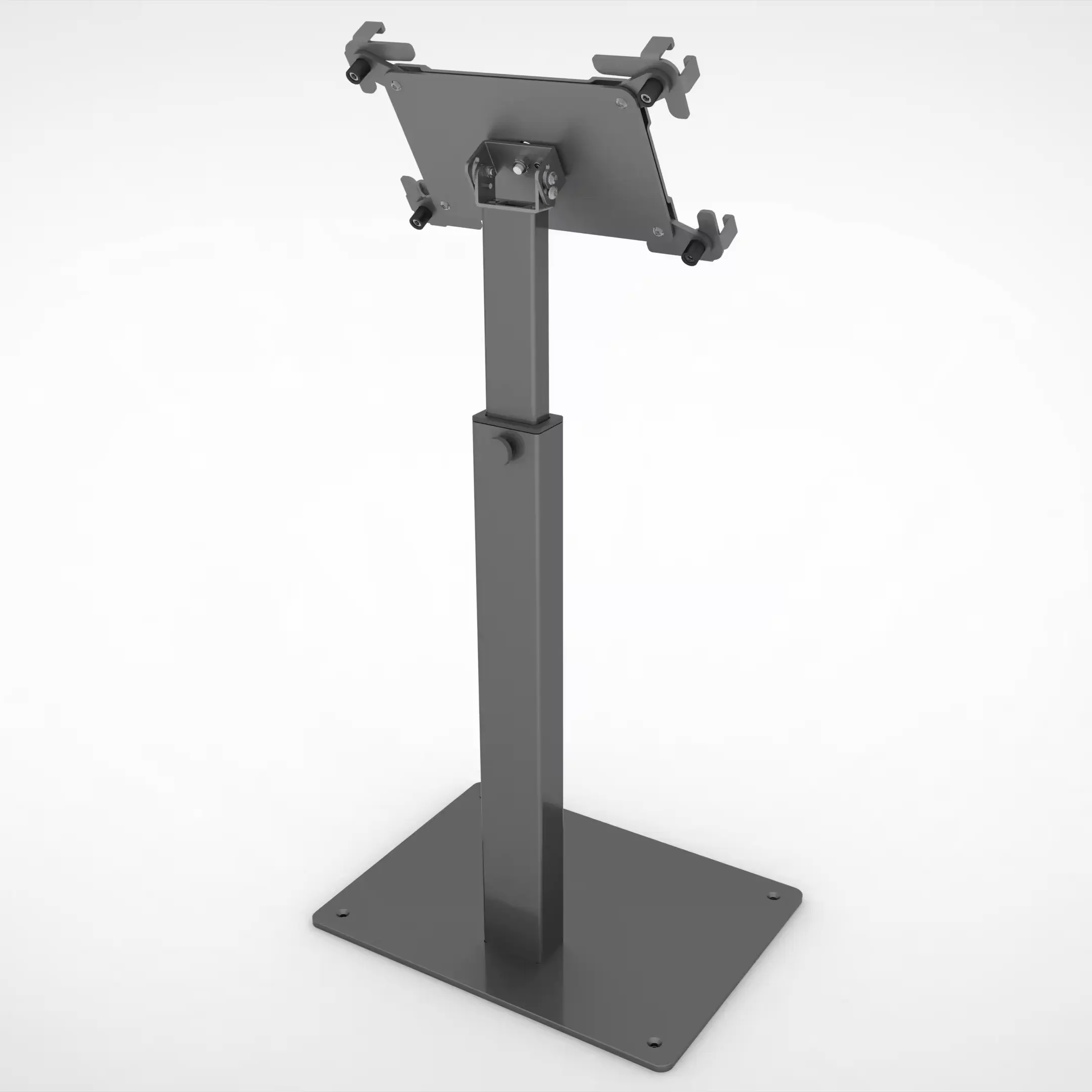 Heights Adjustable Aluminum Floor Tablet Stand for 10-13inches