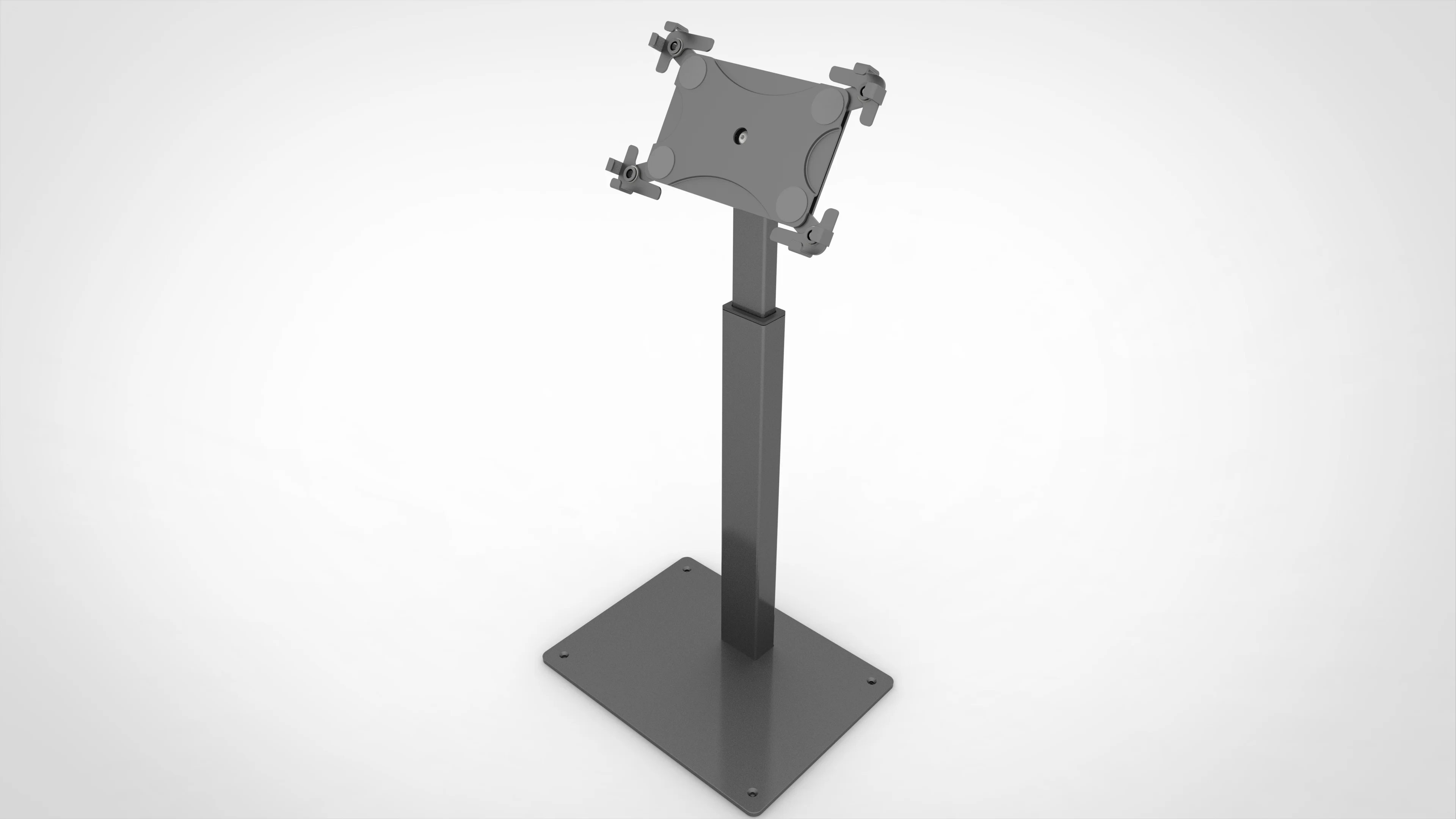 Heights Adjustable Aluminum Floor Tablet Stand for 10-13inches Heights Adjustable Aluminum Floor Tablet Stand for 10-13inches