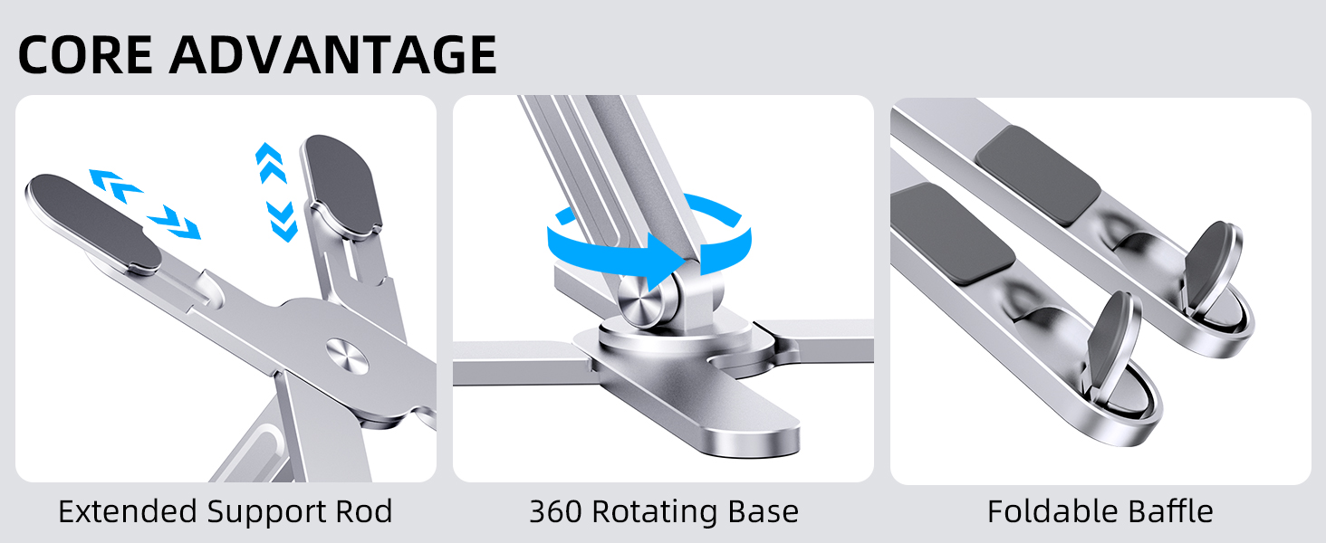 Foldable X Shape Laptop Stand for 11~15.6 inches Devices Foldable X Shape Laptop Stand for 11~15.6 inches Devices