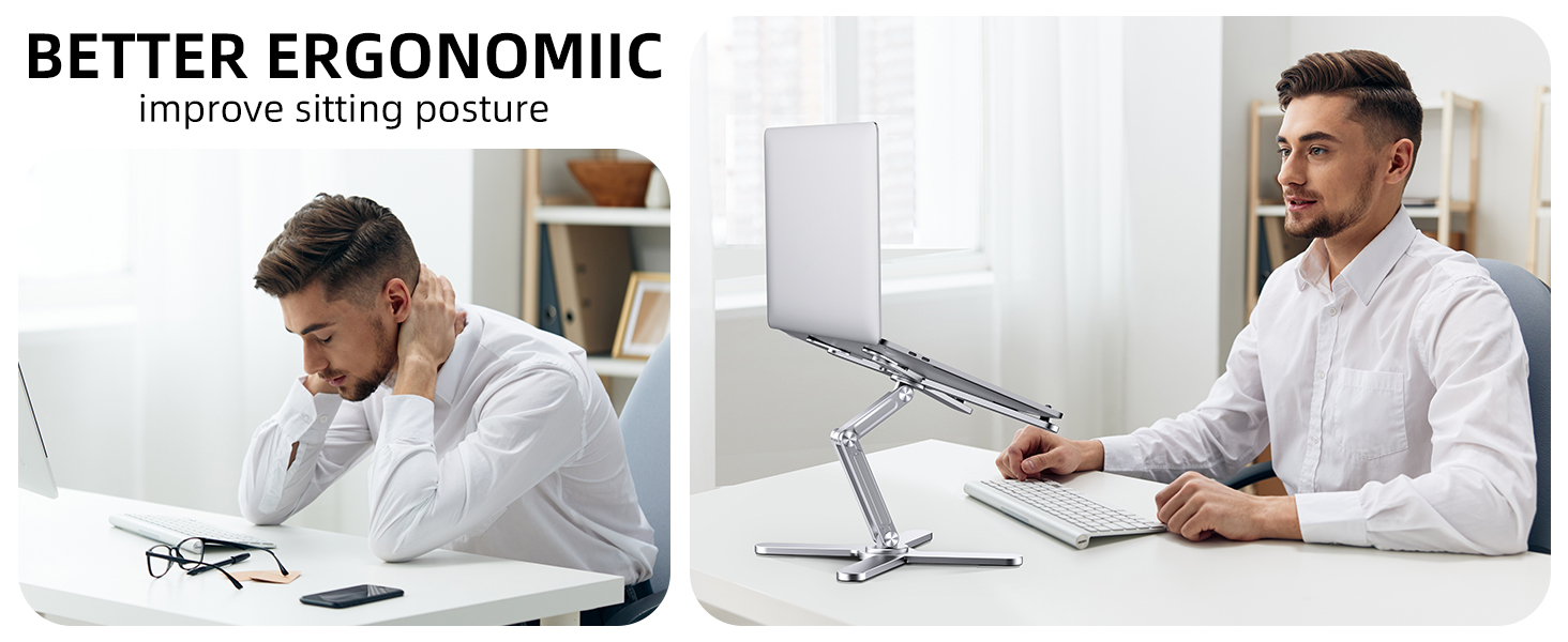 Foldable X Shape Laptop Stand for 11~15.6 inches Devices Foldable X Shape Laptop Stand for 11~15.6 inches Devices