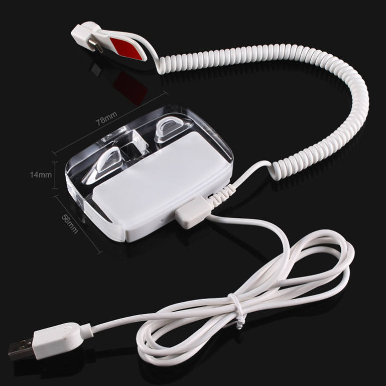 Anti-theft alarm security system mobile phone stand charger