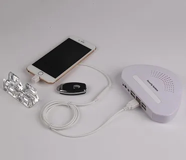 Security Anti-theft Alarming and Charging Multi 6 Port Device for Mobile Phone Security Anti-theft Alarming and Charging Multi 6 Port Device for Mobile Phone