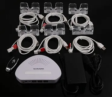 Security Anti-theft Alarming and Charging Multi 6 Port Device for Mobile Phone Security Anti-theft Alarming and Charging Multi 6 Port Device for Mobile Phone