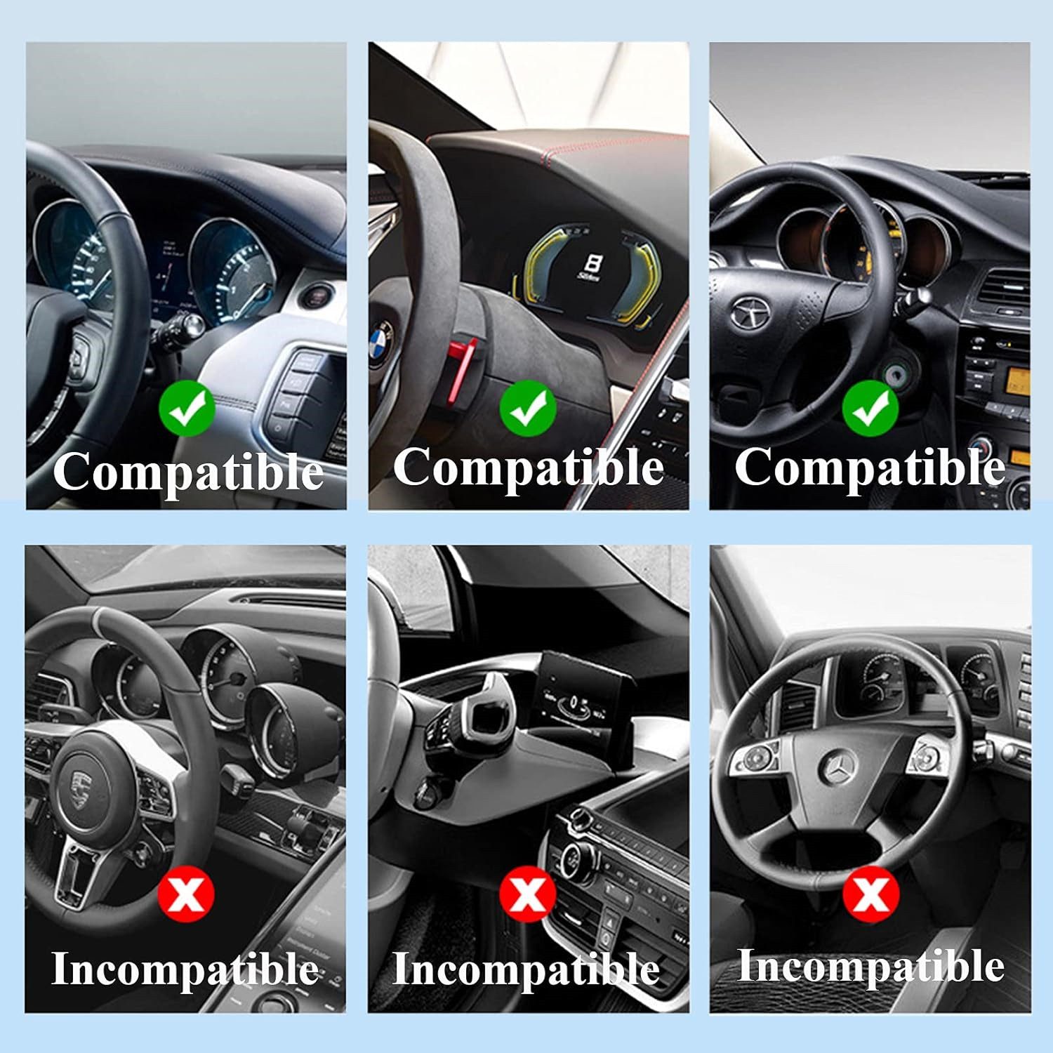 Flexible 360 Rotation Car Dashboard Mount Mobile Phone Holder