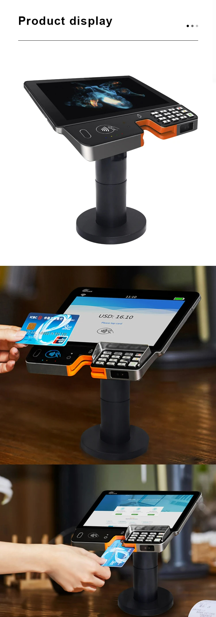 Universal for PAX Aries6 and Aries8 POS Stand